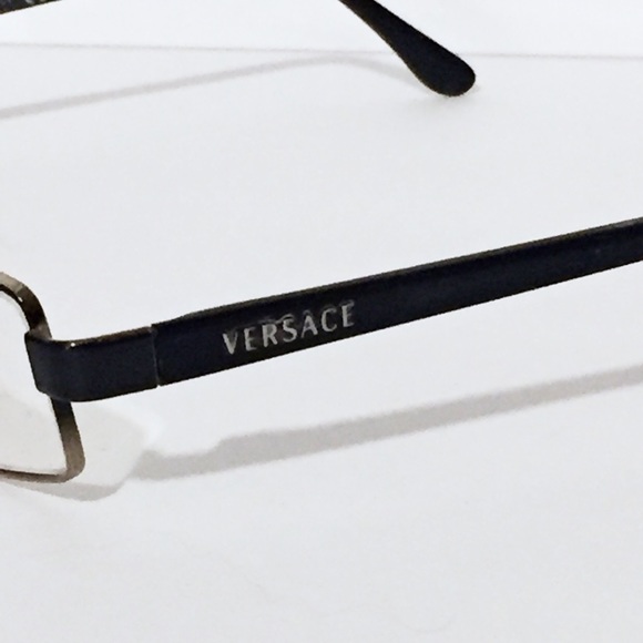 Vintage Versace black eyeglass frames - Picture 2 of 6